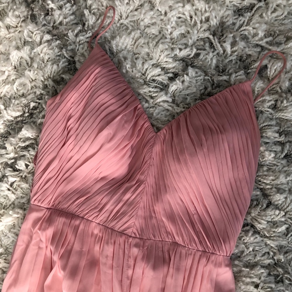 Dressy rose quartz bridesmaids dress size 8